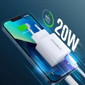 Kup Ładowarka sieciowa Choetech Q5004 20W PD biała [2 PACK] - CHT154 - {ean13} - Sklep Home Screen