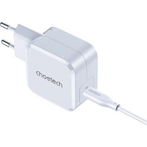 Buy Choetech PD8007 Wall Charger USB-C 45W PPS/PD white - CHT155 - {ean13} - Home Screen Store Europe