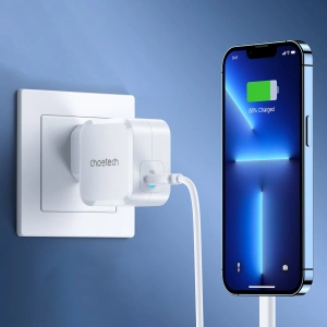Buy Choetech PD8007 Wall Charger USB-C 45W PPS/PD white - CHT155 - {ean13} - Home Screen Store Europe