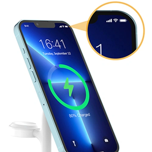 Buy Choetech T585-F Wireless Charger 3in1 iPhone 12/13, AirPods Pro, Apple Watch white - CHT156 - {ean13} - Home Screen Store Europe