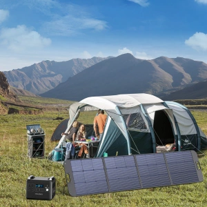 Buy Choetech SC011 Solar Charger 200W black - CHT158 - {ean13} - Home Screen Store Europe