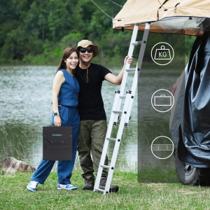 Buy Choetech SC009-V2 Solar Charger Foldable 100W USB-C, 2xUSB-A PD QC black - CHT159 - {ean13} - Home Screen Store Europe