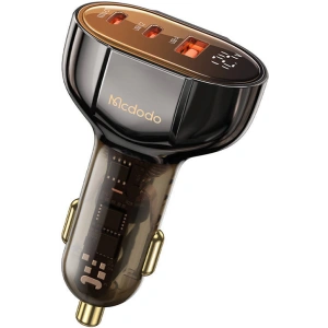 Kup Ładowarka samochodowa Mcdodo CC-2310 2xUSB-C + USB-A z wyświetlaczem 100W - MDD140 - {ean13} - Sklep Home Screen