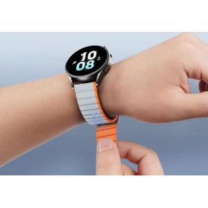 Kup Panglica magnetică Dux Ducis Strap 22mm LD Versiunea Galaxy Watch 3 45mm/S3/Huawei Watch Ultimate/GT3 SE 46mm gri-portocalie - DDS1719 - {ean13} - Sklep Home Screen