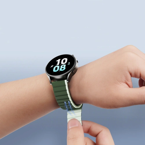 Kup Dux Ducis Szíj mágneses (20mm LD verzió) Samsung Galaxy Watch 6 Pro/6/6 Classic/5 Pro/5/5 Classic zöld - DDS1722 - {ean13} - Sklep Home Screen