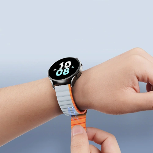 Buy Dux Ducis Magnetic Strap (20mm LD Version) Samsung Galaxy Watch 6 Pro/6/6 Classic/5 Pro/5/5 Classic gray-orange - DDS1724 - {ean13} - Home Screen Store Europe