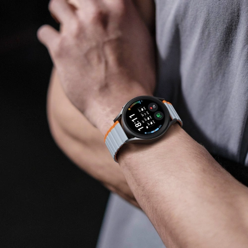 Kup Pasek magnetyczny Dux Ducis Strap (20mm LD Version) Samsung Galaxy Watch 6 Pro/6/6 Classic/5 Pro/5/5 Classic szaro-pomarańczowy - DDS1724 - {ean13} - Sklep Home Screen
