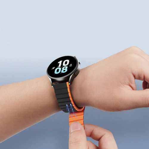 Buy Dux Ducis Magnetic Strap (20mm LD Version) Samsung Galaxy Watch 6 Pro/6/6 Classic/5 Pro/5/5 Classic black-orange - DDS1725 - {ean13} - Home Screen Store Europe
