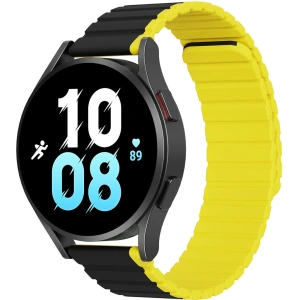 Dux Ducis Magnetic Strap (20mm LD Version) Samsung Galaxy Watch 6 Pro/6/6 Classic/5 Pro/5/5 Classic black-yellow