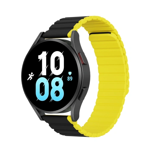 Buy Dux Ducis Magnetic Strap (20mm LD Version) Samsung Galaxy Watch 6 Pro/6/6 Classic/5 Pro/5/5 Classic black-yellow - DDS1726 - {ean13} - Home Screen Store Europe