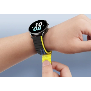 Kup Pasek magnetic Dux Ducis Strap (20mm LD Version) Samsung Galaxy Watch 6 Pro/6/6 Classic/5 Pro/5/5 Classic negru-galben - DDS1726 - {ean13} - Sklep Home Screen