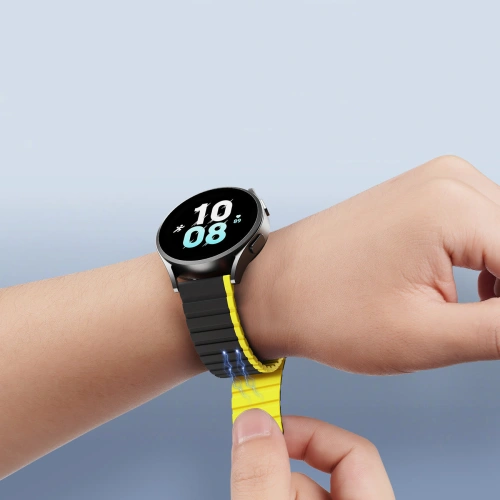 Buy Dux Ducis Magnetic Strap (20mm LD Version) Samsung Galaxy Watch 6 Pro/6/6 Classic/5 Pro/5/5 Classic black-yellow - DDS1726 - {ean13} - Home Screen Store Europe