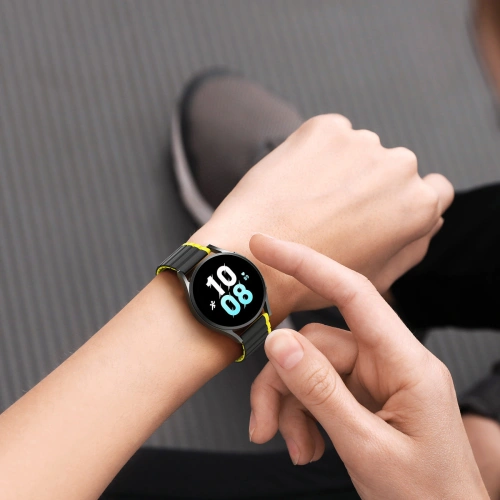 Buy Dux Ducis Magnetic Strap (20mm LD Version) Samsung Galaxy Watch 6 Pro/6/6 Classic/5 Pro/5/5 Classic black-yellow - DDS1726 - {ean13} - Home Screen Store Europe