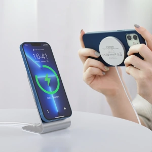 Buy Choetech Wireless Charger H046+T518-F 15W Qi MagSafe white - CHT161 - {ean13} - Home Screen Store Europe