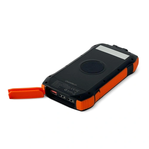 Kup Solární powerbanka s bezdrátovým nabíjením Choetech B657 20000mAh PD 20W/QC 18W/Qi 10W oranžová - CHT166 - {ean13} - Sklep Home Screen