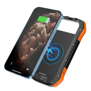 Buy Choetech B659 Solar Powerbank Wireless Charger 10000mAh Qi 5W orange - CHT167 - {ean13} - Home Screen Store Europe