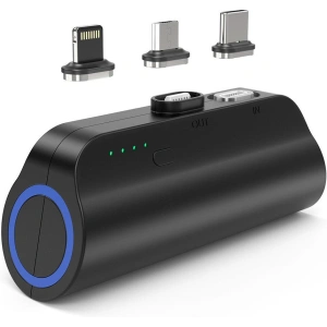 Buy Choetech B660 Mini powerbank 3000mAh USB-C/microUSB/Lightning black - CHT168 - {ean13} - Home Screen Store Europe