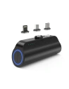 Mini powerbank Choetech B660 3000mAh USB-C/microUSB/Lightning czarny