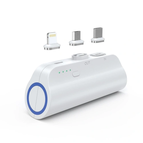 Kup Choetech Mini-Powerbank B660 3000mAh USB-C/microUSB/Lightning weiß - CHT169 - {ean13} - Sklep Home Screen