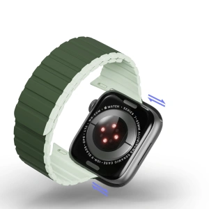 Kup Pasek magnetyczny Dux Ducis Strap (LD Version) Apple Watch 4/5/6/7/SE/8/9/10 40/41/42mm zielony - DDS1732 - {ean13} - Sklep Home Screen
