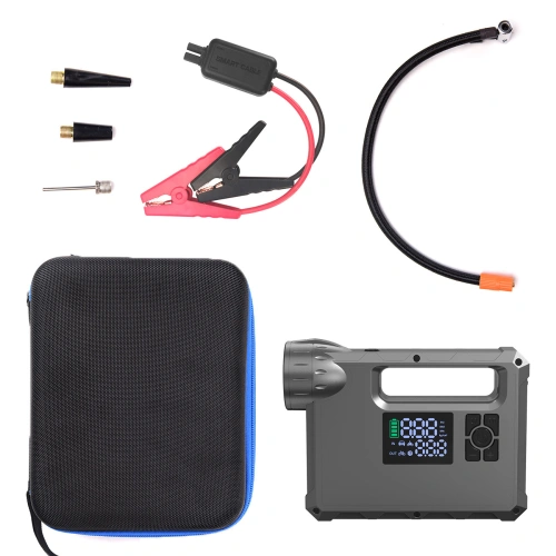Kup Choetech Jump starter powerbank kompressor TC0017 8000mAh LED-Taschenlampe schwarz - CHT171 - {ean13} - Sklep Home Screen