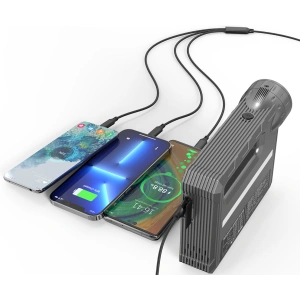 Kup Jump starter powerbank kompresor Choetech TC0017 8000mAh latarka LED czarny - CHT171 - {ean13} - Sklep Home Screen