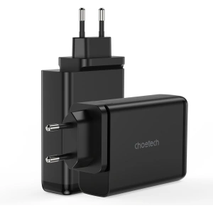 Buy Choetech PD6005 Wall Charger GaN 140W 2xUSB C, 2xUSB-A black - CHT172 - {ean13} - Home Screen Store Europe