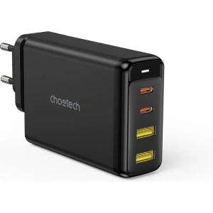 Buy Choetech PD6005 Wall Charger GaN 140W 2xUSB C, 2xUSB-A black - CHT172 - {ean13} - Home Screen Store Europe