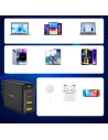 Kup Hálózati töltő Choetech PD6005 GaN 140W 2xUSB C, 2xUSB-A fekete - CHT172 - {ean13} - Sklep Home Screen