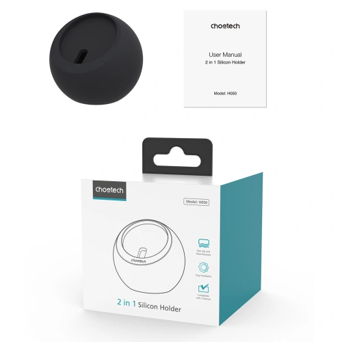 Kup Apple Choetech MagSafe/ Uhren-Ladehalterung schwarz - CHT176 - {ean13} - Sklep Home Screen