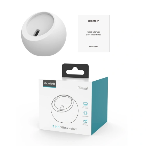 Buy Choetech MagSafe/Apple Watch Charger Holder white - CHT177 - {ean13} - Home Screen Store Europe