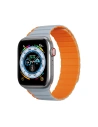 Magnetischer Dux Ducis Strap (LD-Version) Apple Watch 4/5/6/7/SE/8/9/10 40/41/42mm grau-orange