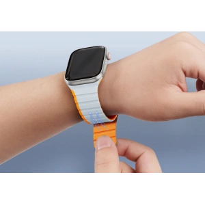 Kup Pasek magnetyczny Dux Ducis Strap (LD Version) Apple Watch 4/5/6/7/SE/8/9/10 40/41/42mm szaro-pomarańczowy - DDS1734 - {ean13} - Sklep Home Screen