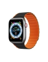 Magnetischer Dux Ducis Strap (LD Version) Apple Watch 4/5/6/7/SE/8/9/10 40/41/42mm schwarz-orange