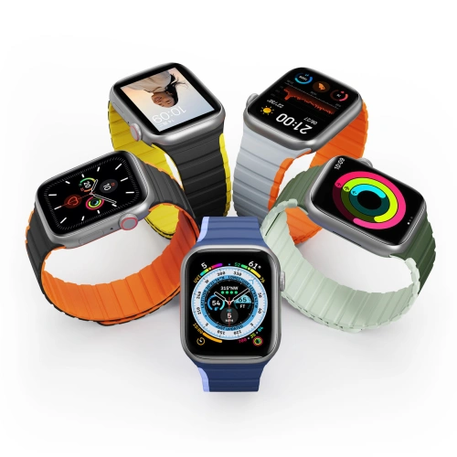 Kup Magnetisches Band Dux Ducis Strap (LD Version) Apple Watch 4/5/6/7/SE/8/9/10 40/41/42mm schwarz-gelb - DDS1736 - {ean13} - Sklep Home Screen