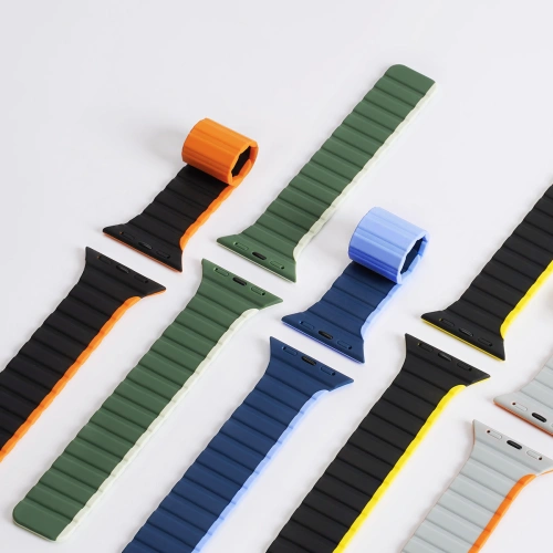 Kup Magnetisches Band Dux Ducis Strap (LD Version) Apple Watch 4/5/6/7/SE/8/9/10 40/41/42mm schwarz-gelb - DDS1736 - {ean13} - Sklep Home Screen