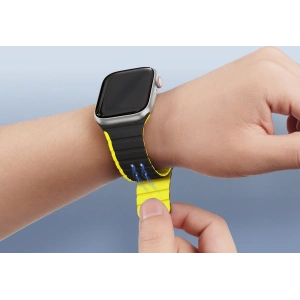 Kup Magnetisches Band Dux Ducis Strap (LD Version) Apple Watch 4/5/6/7/SE/8/9/10 40/41/42mm schwarz-gelb - DDS1736 - {ean13} - Sklep Home Screen