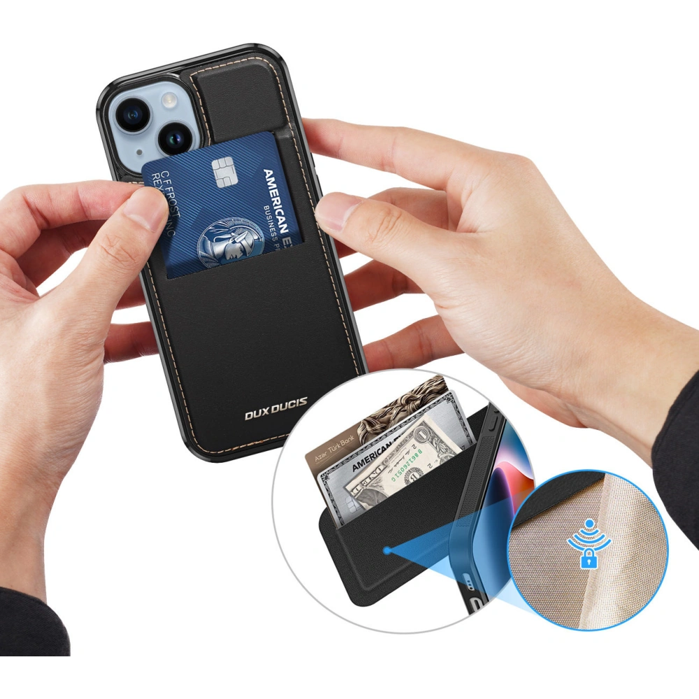 Etui Dux Ducis Rafi Mag MagSafe Apple iPhone 14 Plus / 15 Plus czarne