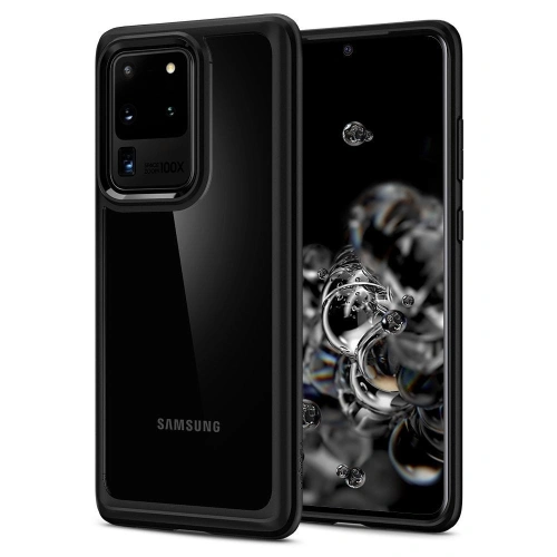 Kup Case Spigen Ultra Hybrid Samsung Galaxy S20 Ultra Matt Schwarz - SPN548BLK - {ean13} - Sklep Home Screen