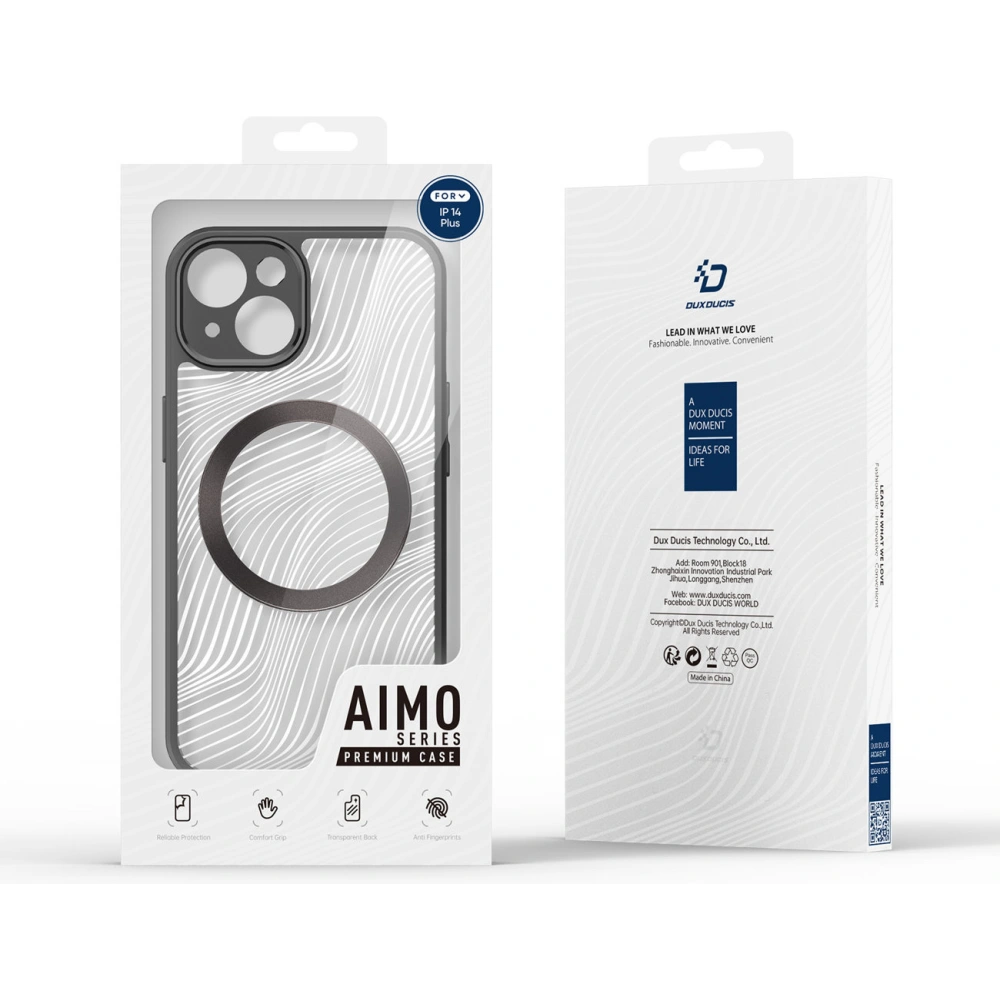 Etui Dux Ducis Aimo Mag MagSafe Apple iPhone 14 Plus / 15 Plus czarne