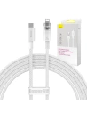 Cablu Baseus Explorer Series USB-C/Lightning 2m 20W (alb)