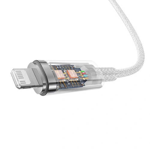 Kup Cablu Baseus Explorer Series USB-C/Lightning 2m 20W (alb) - BSU4358 - {ean13} - Sklep Home Screen