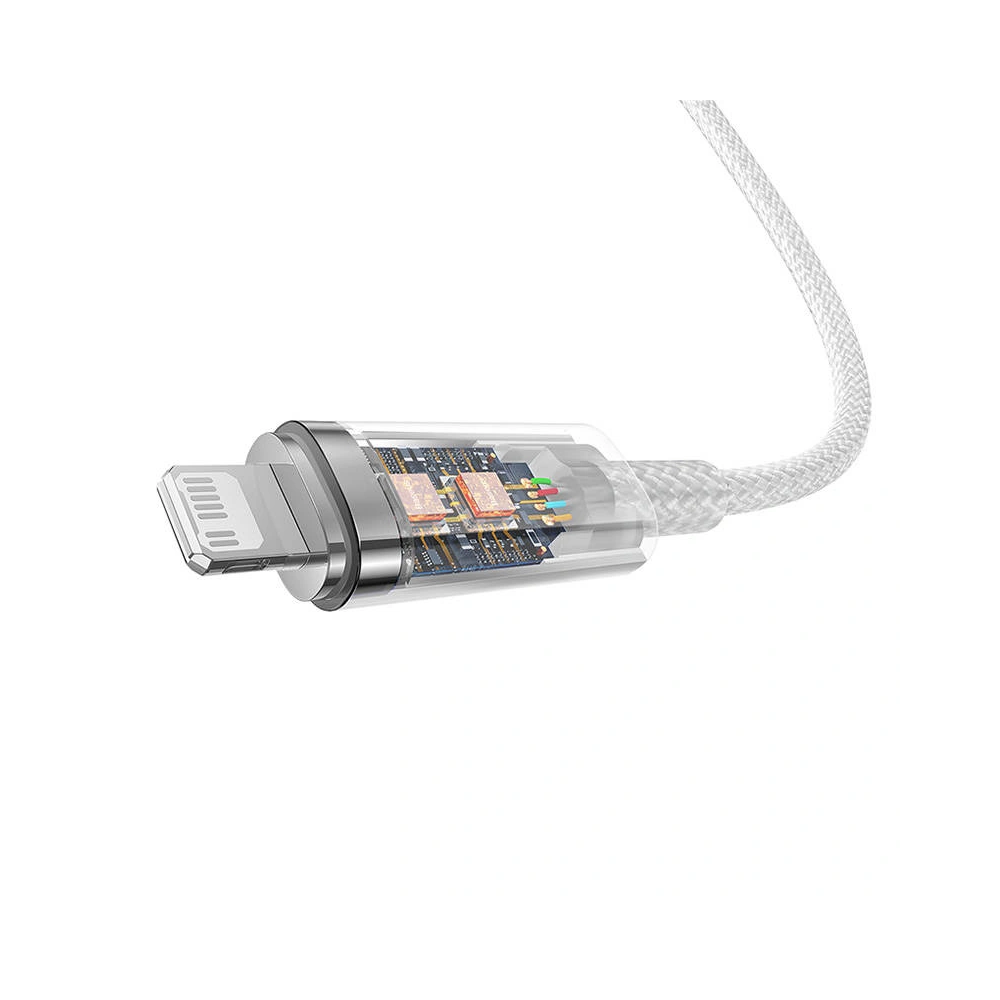Kabel Baseus Explorer Series USB-C/Lightning 2m 20W (biały)