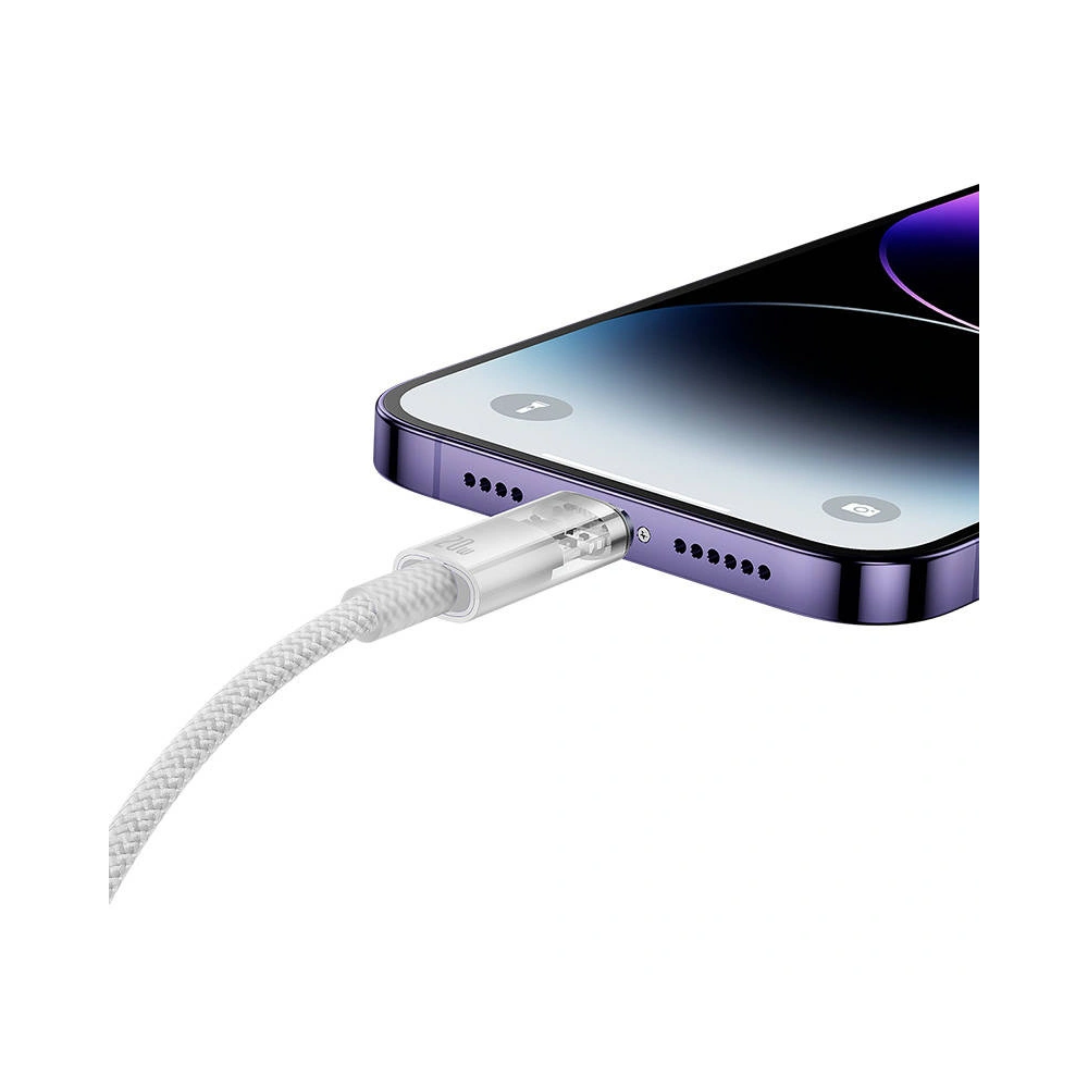 Kabel Baseus Explorer Series USB-C/Lightning 2m 20W (biały)