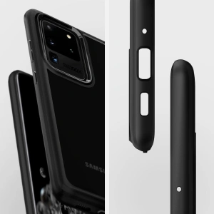 Kup Etui Spigen Ultra Hybrid Samsung Galaxy S20 Ultra Matte Black - SPN548BLK - {ean13} - Sklep Home Screen