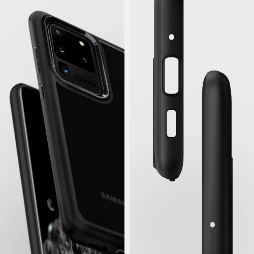 Kup Etui Spigen Ultra Hybrid Samsung Galaxy S20 Ultra Matte Black - SPN548BLK - {ean13} - Sklep Home Screen
