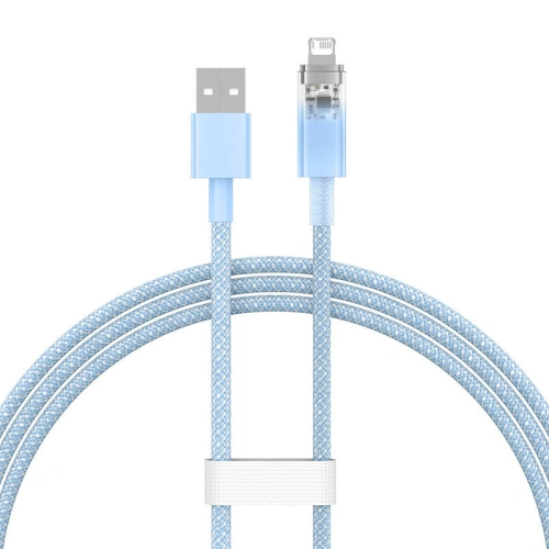 Kup Kabel Baseus Explorer Series USB-A/Lightning 1m 2.4A (modrý) - BSU4359 - {ean13} - Sklep Home Screen