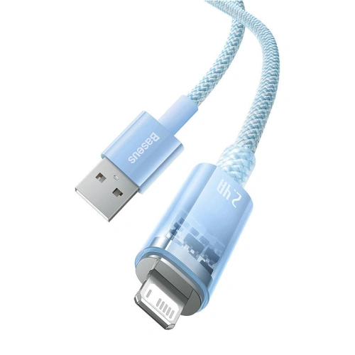 Kup Kábel Baseus Explorer Series USB-A/Lightning 1m 2.4A (kék) - BSU4359 - {ean13} - Sklep Home Screen