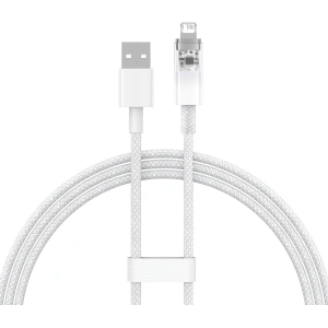 Kabel Baseus Explorer Series USB-A/Lightning 1m 2.4A (bílý)
