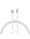 Kup Kabel Baseus Explorer Series USB-A/Lightning 1m 2.4A (bílý) - BSU4360 - {ean13} - Sklep Home Screen